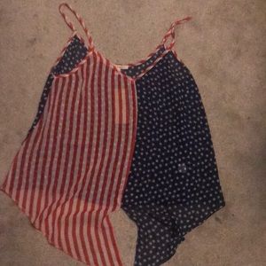 America sheer tank